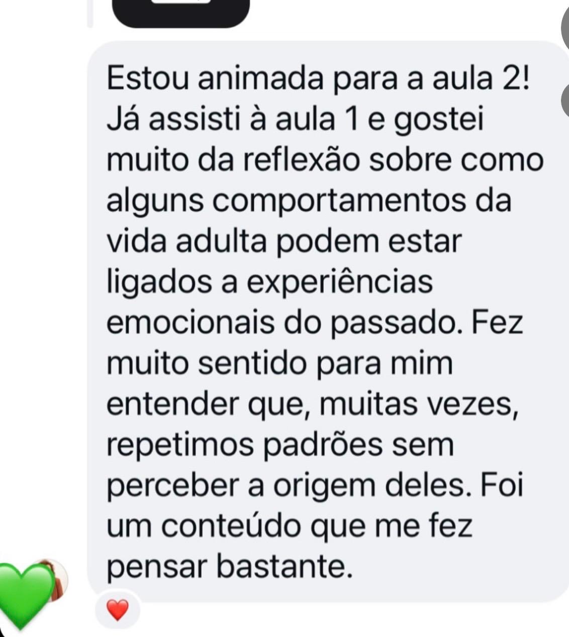Depoimento de aluna sobre a Jornada do Adulto no Comando